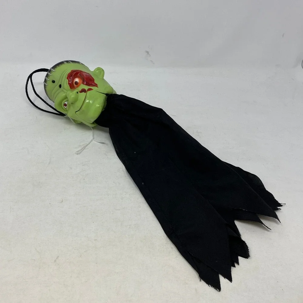 Gemmy Frankenstein Hanging Animated Monster Head Halloween Prop Untested